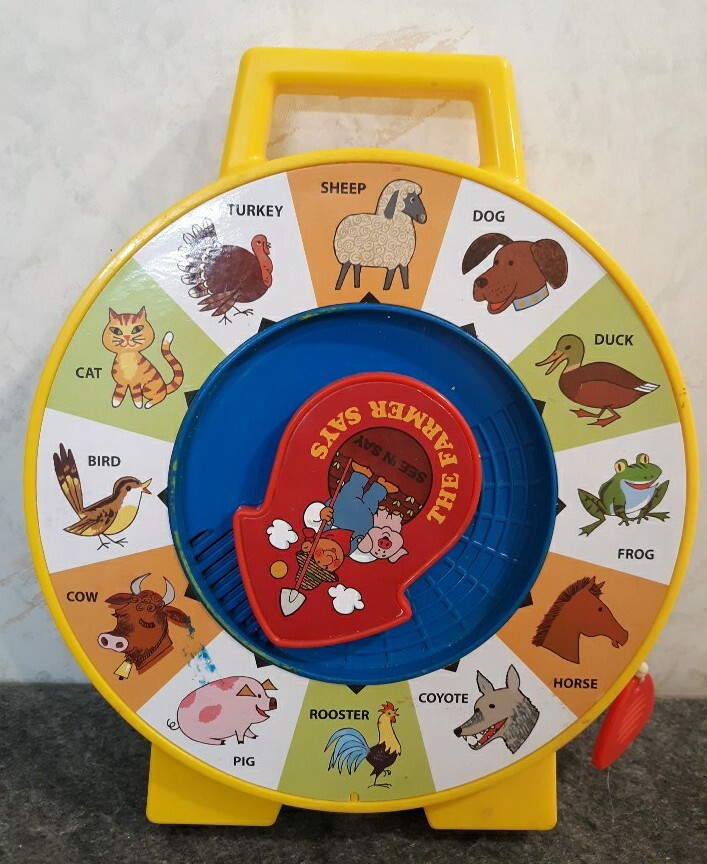 Mattel See n' Say Pull-String Farm Animals- WORKS!