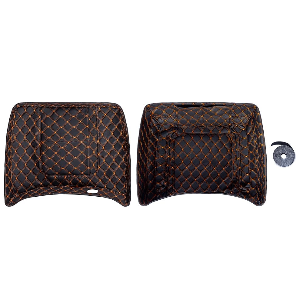 Tour Trunk Pack Liners, Orange Thread Stitching Liner King Tour Trunk Pack