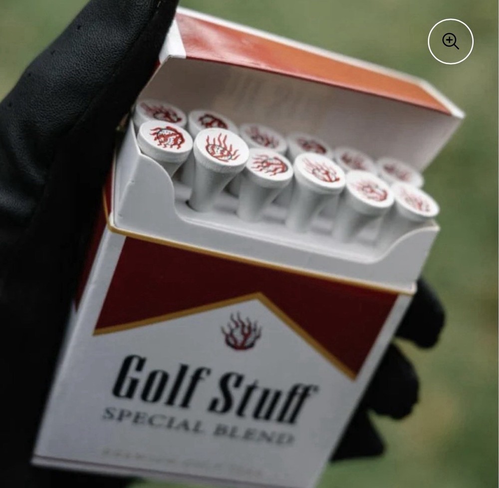Cigarette Themed Golf Tees- 2 Pack