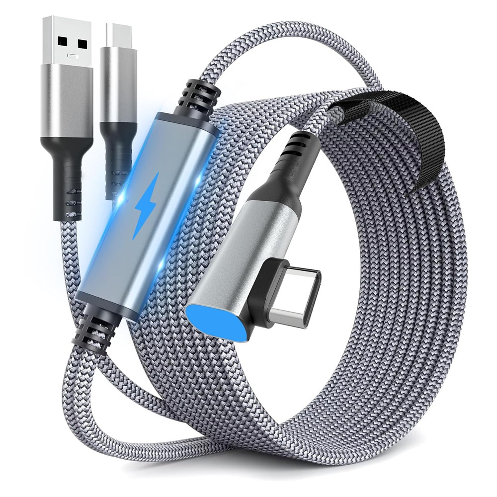 Link Cable for Meta/Oculus Quest 3s/3/2, 16FT Charging Cable Link, Connects Ques
