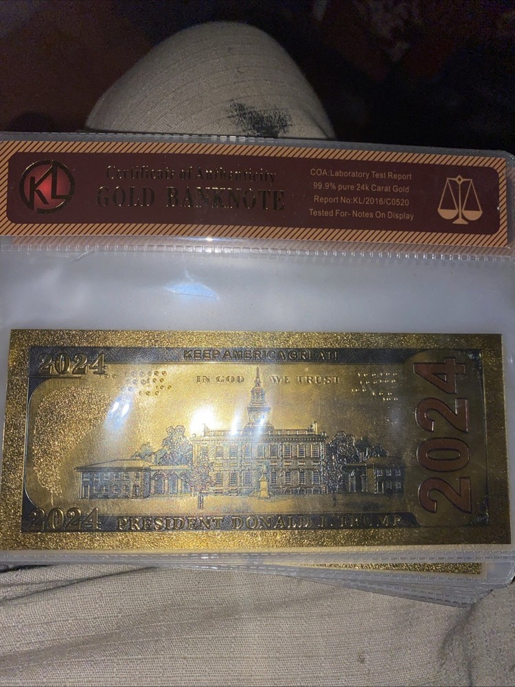 President Trump Gold Notes