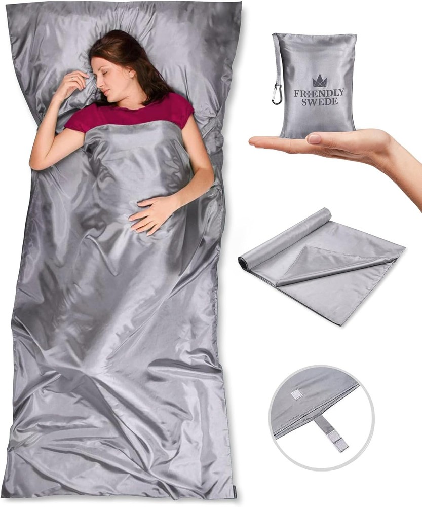 The Friendly Sw Sleeping Bag Liner — Ultralight Polyester or Cold