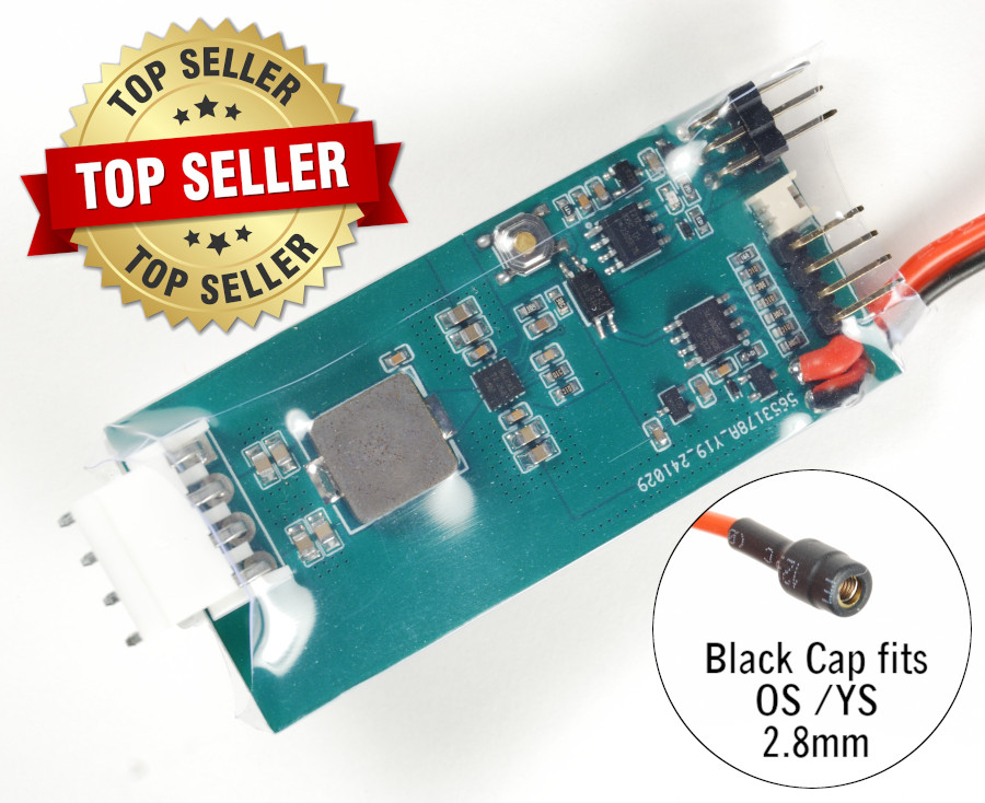 2 Cylinder Onboard Glow Plug Driver Controller - One Button Program 2.8mm OS YS