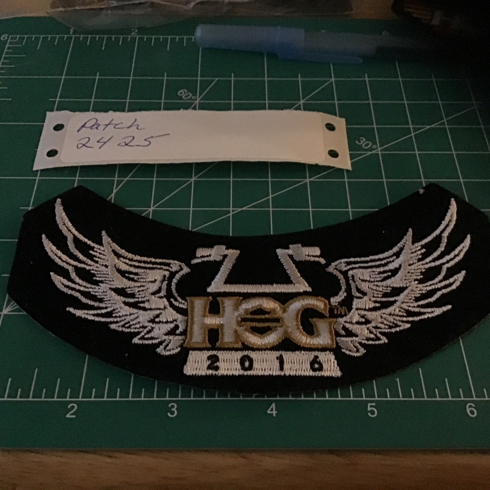 HOG Harley Davidson Rocker Vest Patch 2016