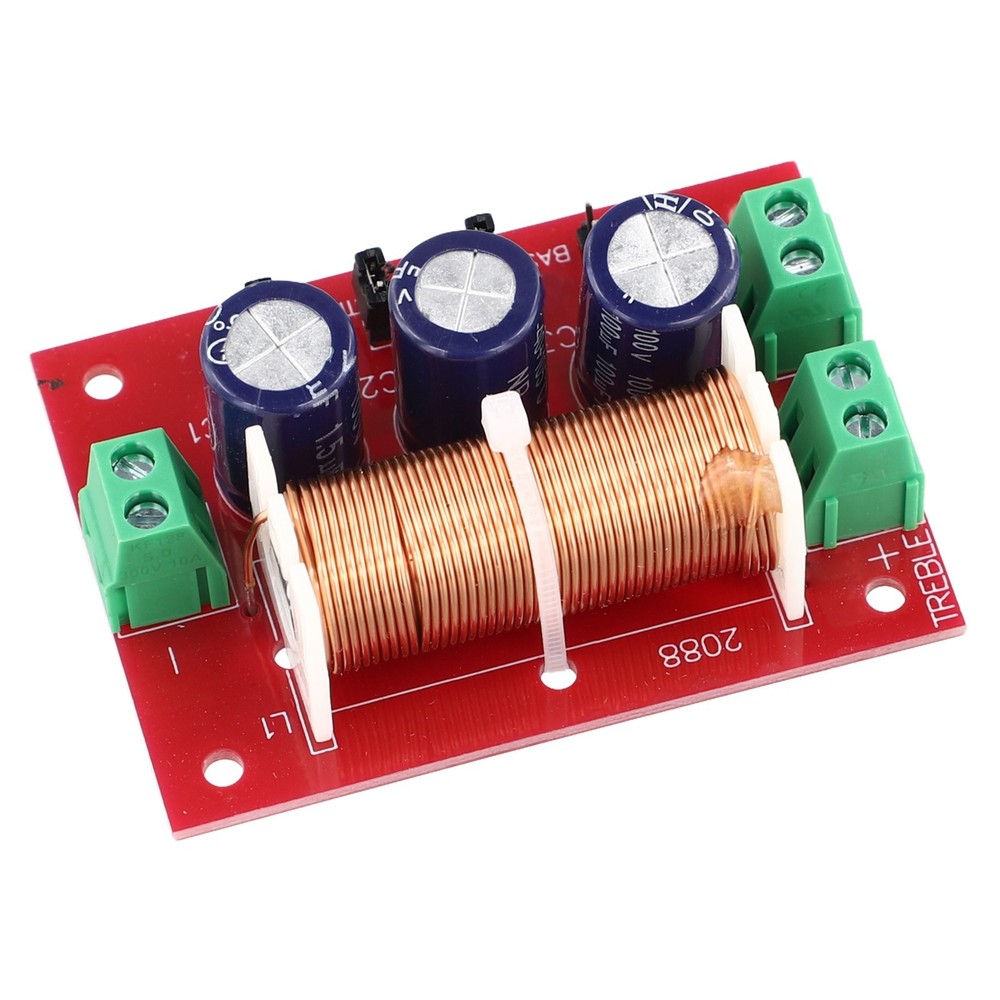 1pc 400W 2 Way Audio Adjustment Bass Speaker Crossover Filter Frequency Divider