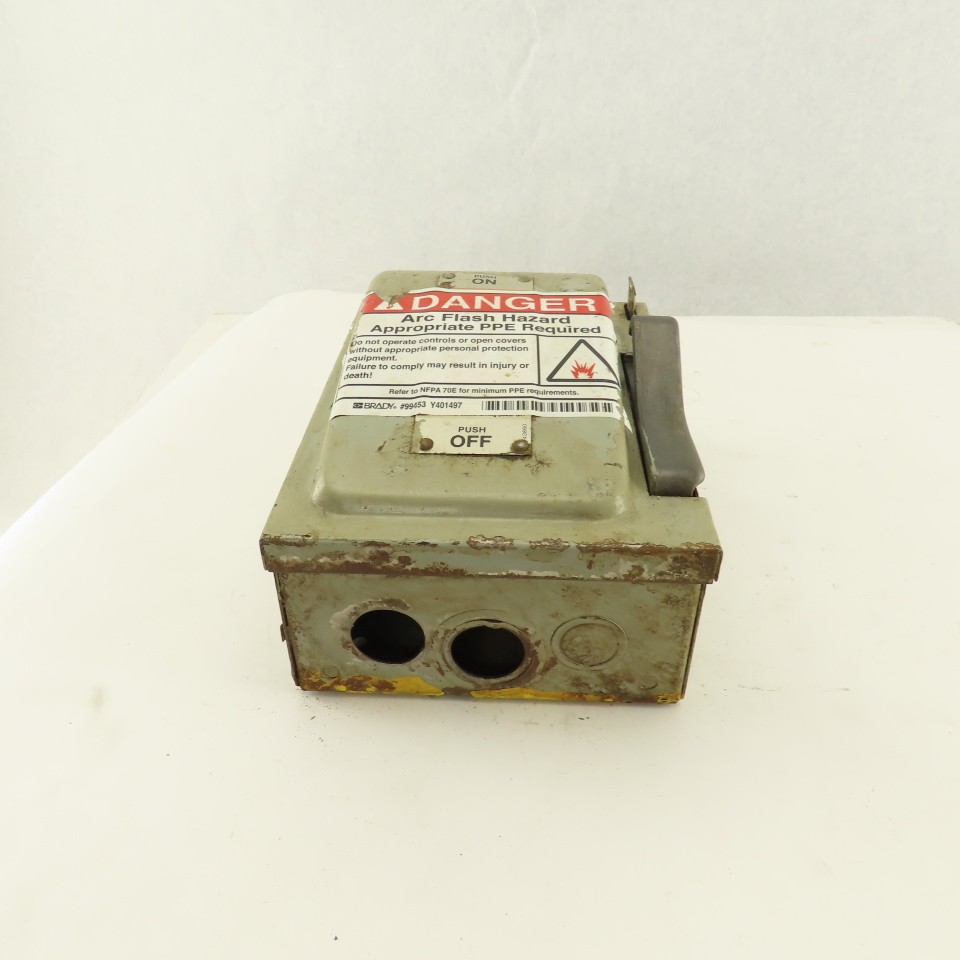 ITE NF-351 Type 1 30A 600V 20HP 3Ph Vacu-Break Disconnect Switch