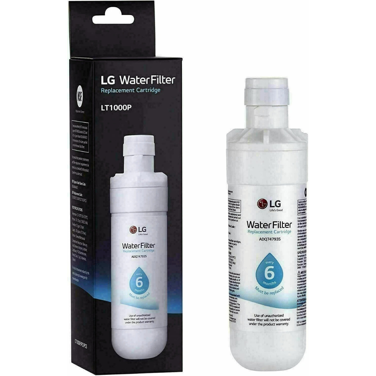 For LT1000P ADQ747935 1 PACK Refresh Refrigerator Ice Water Filter US Stock