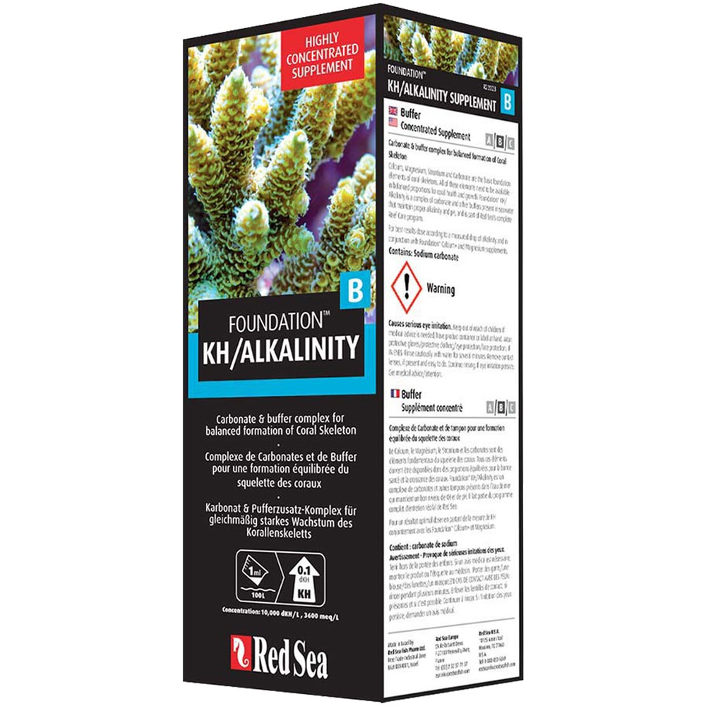 Red Sea Foundation ABC Supplements Complete Pack Calcium Magnesium KH/Alkalinity