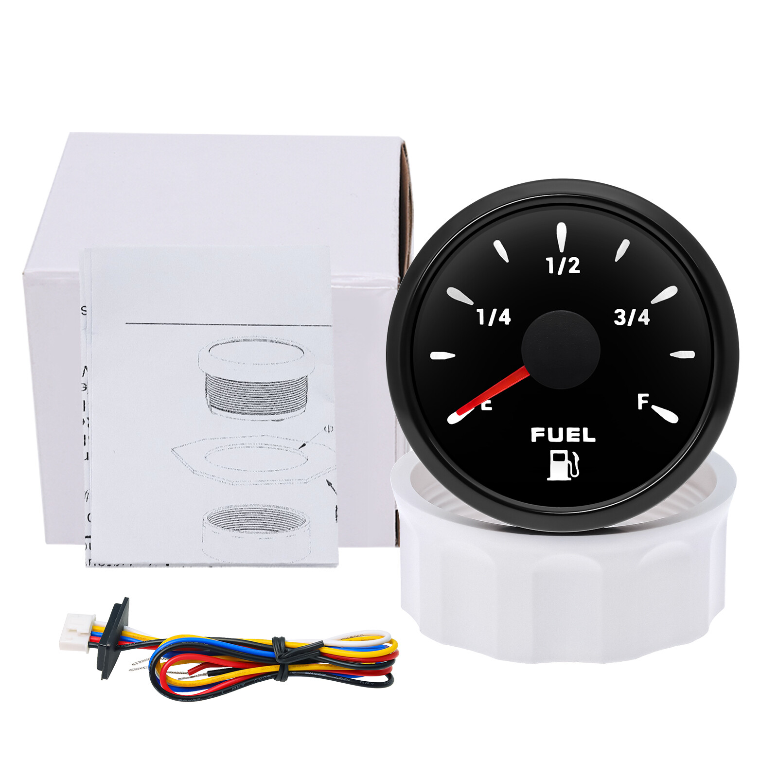 7 Gauge Set 85mm Boat GPS Speedometer 120km/h/80MPH Tachometer 8000RPM Gauge US