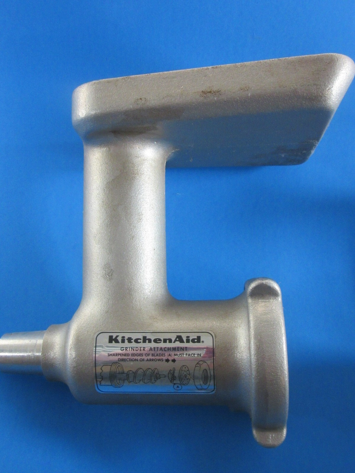 All 7 grind plates & knife for the Vintage Kitchenaid meat grinder