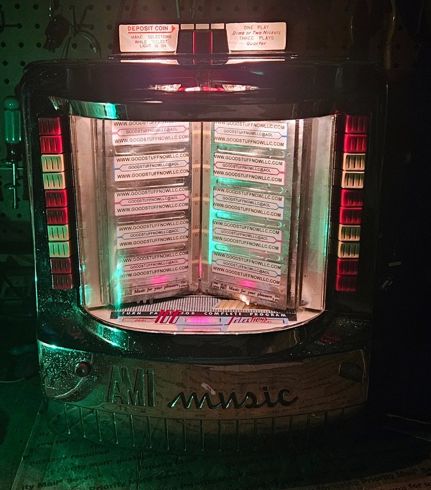 AMI WALLBOX JUKEBOX MODEL WQ-100 RESTORED - STOCK #5579