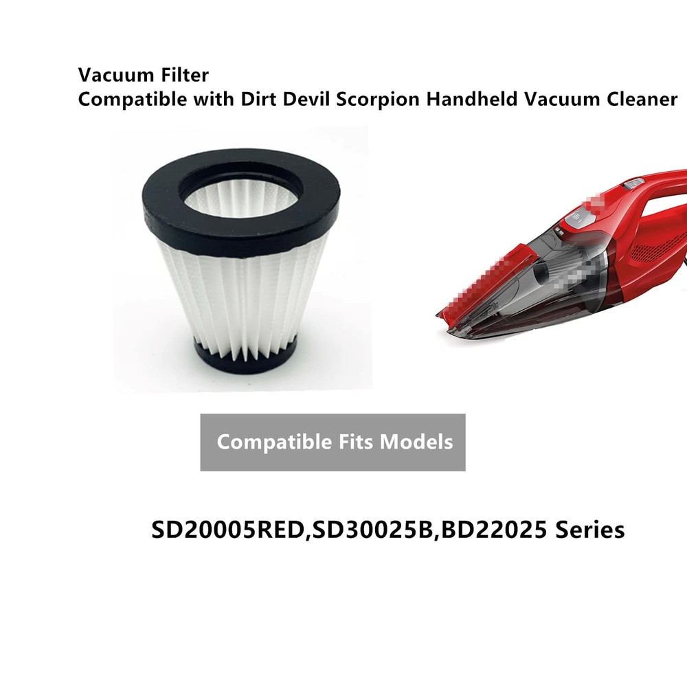 Ymimi Vacuum Filter Compatible with Dirt Devil Scorpion Handheld Vacuum...