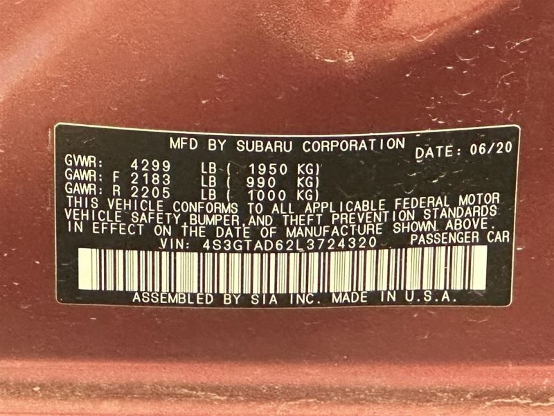 Camera/Projector Camera Windshield Mounted Eye Sight Fits 20 IMPREZA 2682977