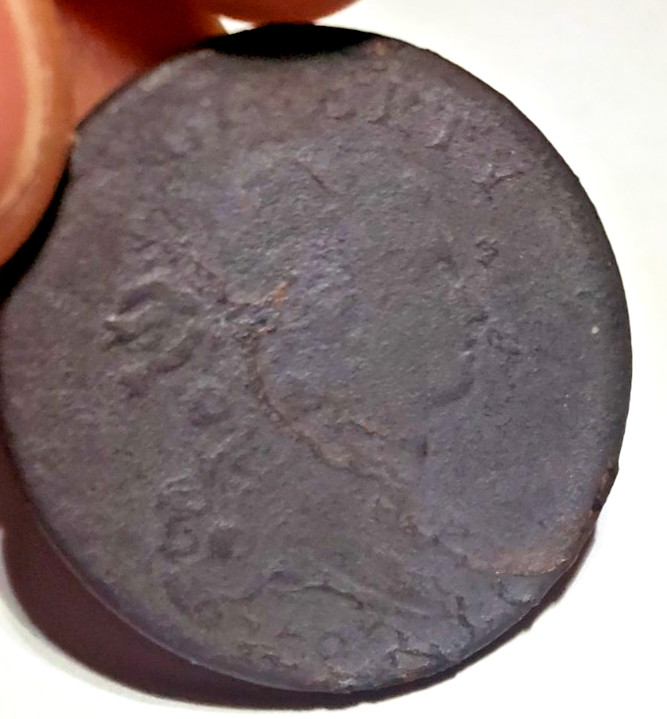 1799 Draped Bust Large Cent Key Date Env Damage
