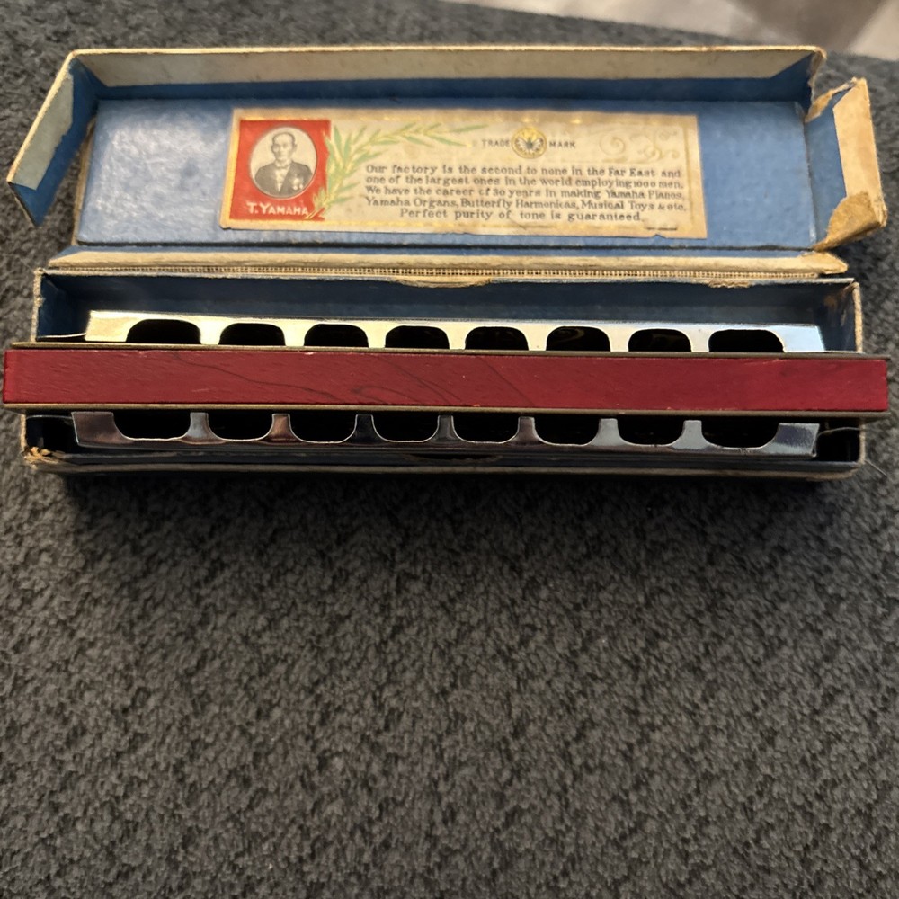 Skylark Harmonica Butterfly Trademark With Box