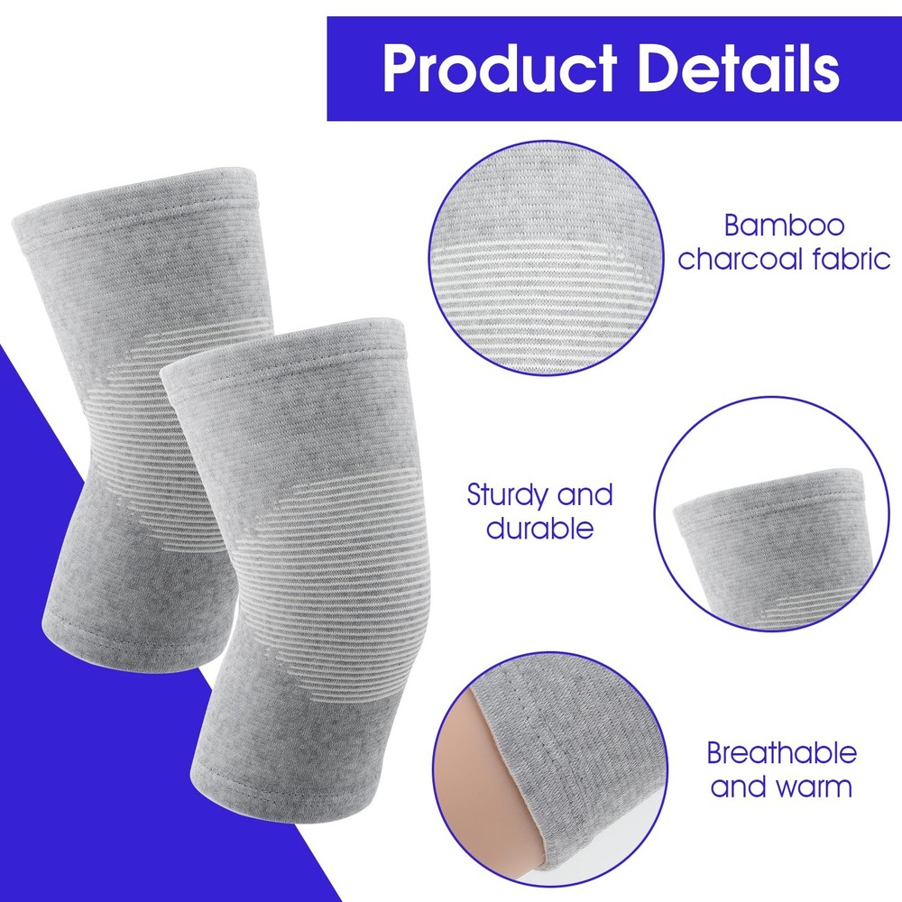 Bamboo Knee Sleeve Compression Knee Brace Elastic Support Knee Pads