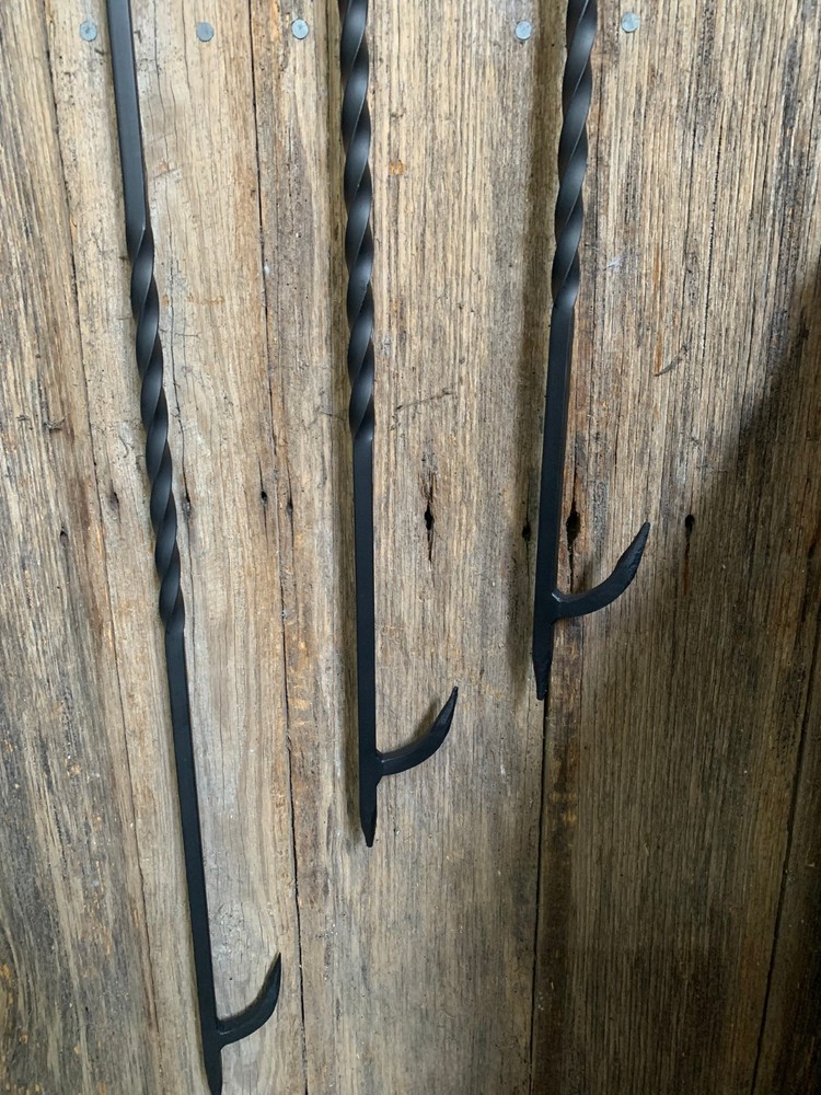 Bespoke Fire Poker with Hanging Ring