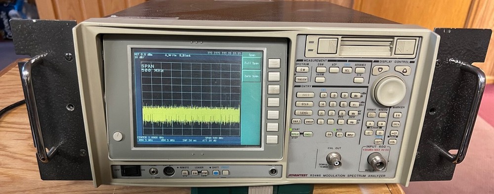ADVANTEST R3465 Modulation Spectrum Analyzer, 9kHz to 8GHz