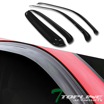 Topline For 2000-2006 Chevy Tahoe/Yukon Sun Rain Guard Vent Shade Window Visors