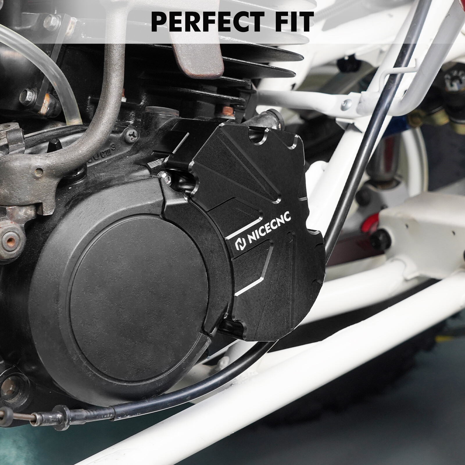 NICECNC Aluminum Oil Pump Cover Anodized For Yamaha Blaster 200 YFS200 1988-2006