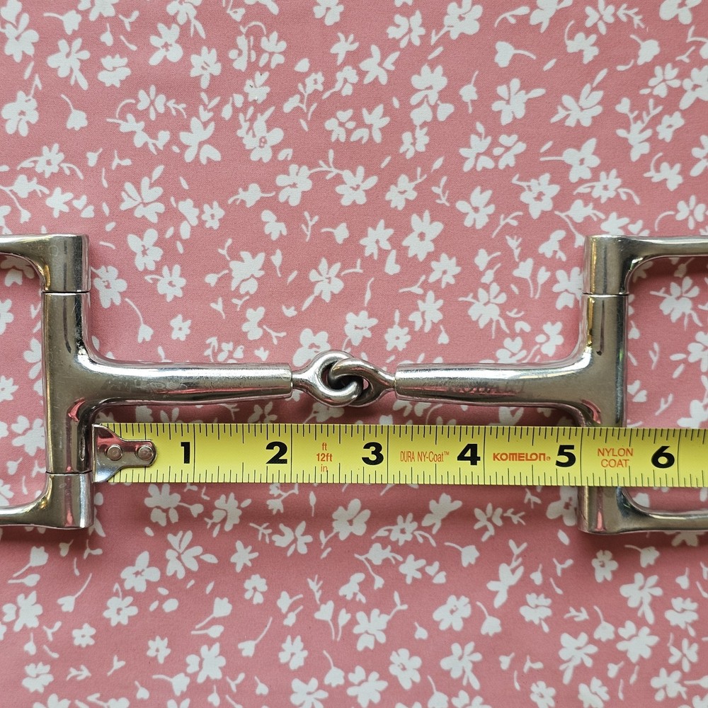 Metalab Robart Pinchless 5" D Ring Snaffle Horse Bit