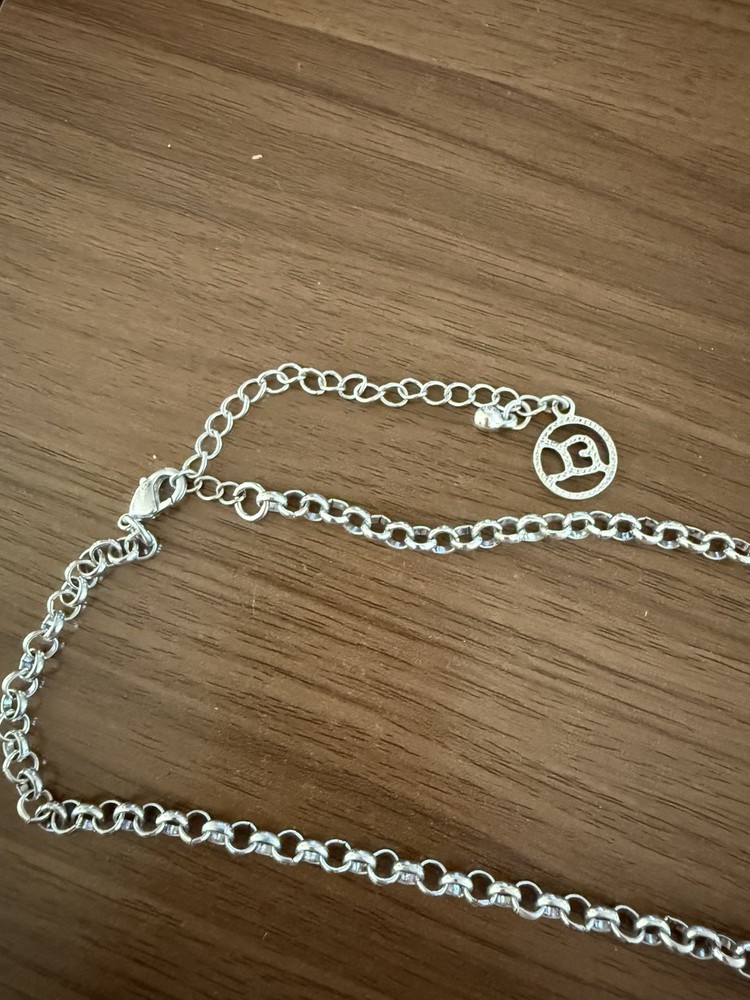 Sterling Silver Plated Long Necklace With Turquoise Beads