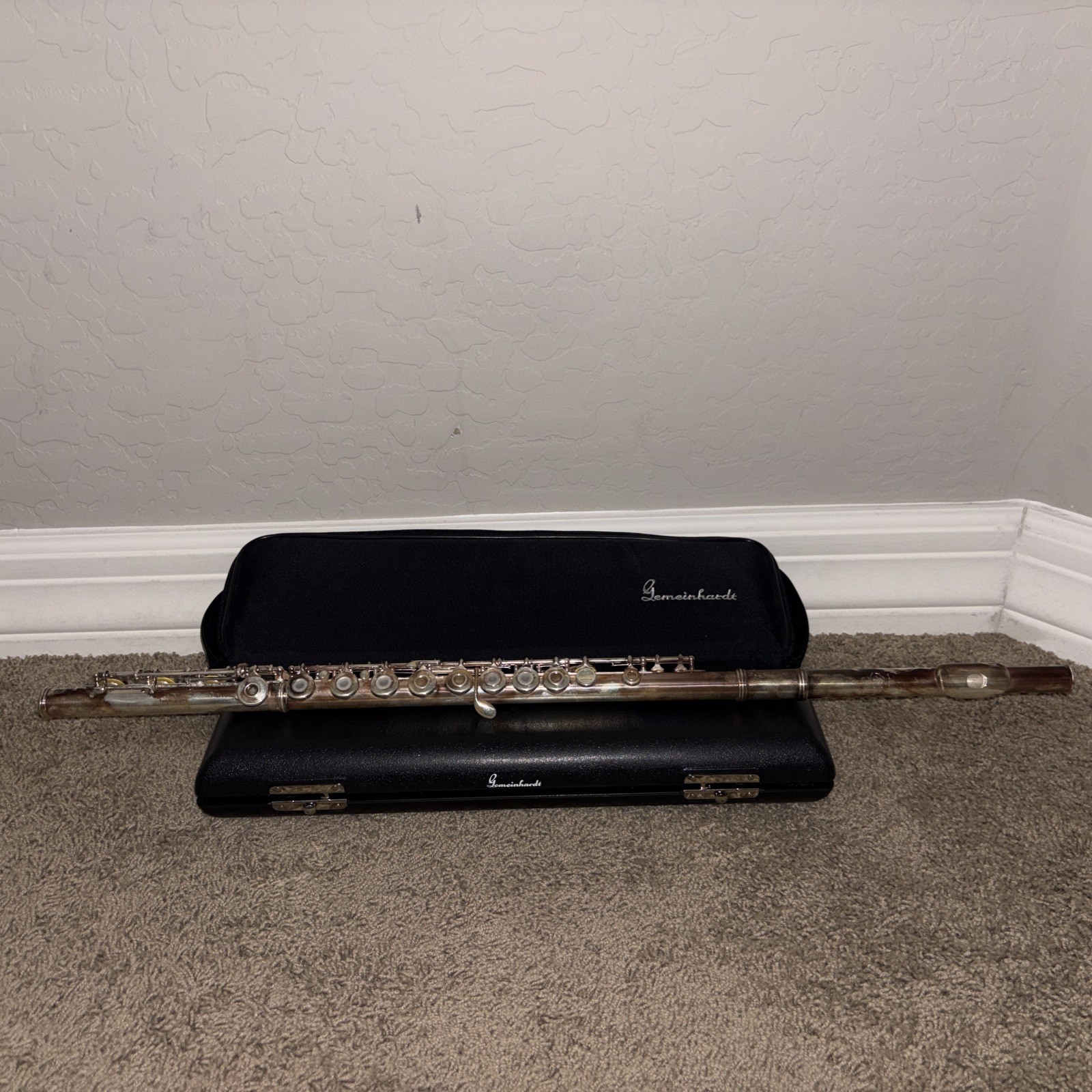 Vintage Gemeinhardt 3B Intermediate Flute Open Hole Inline G J1 Headjoint USA