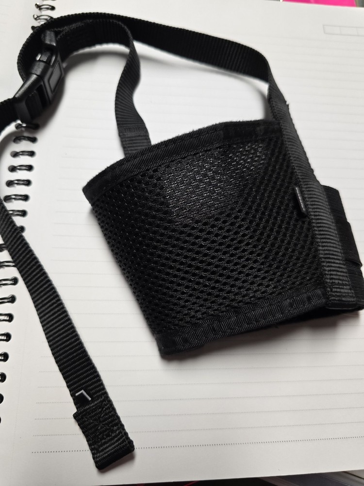 Adjustable Mesh Dog Muzzle By Pet Safe New. Large Breathable