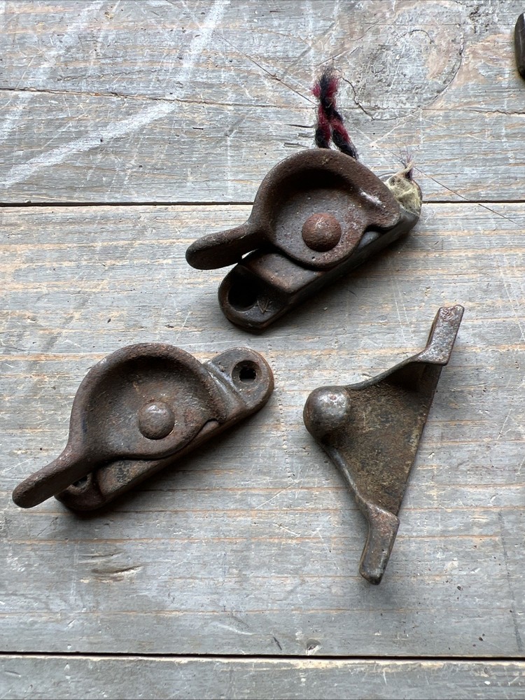 Vintage Door Hardware And Knobs Bronze Brass Iron Mixture