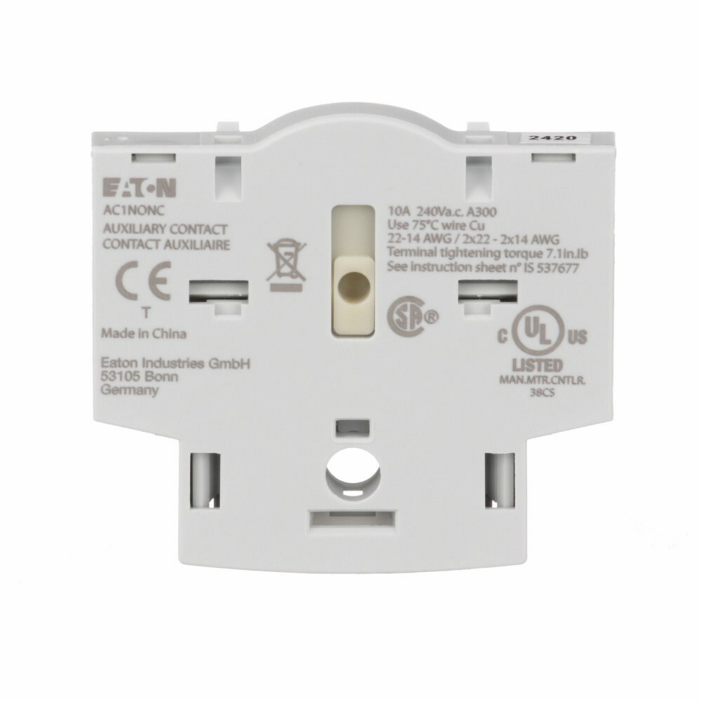 EATON AUXILLERY CONTACT AC1NONC