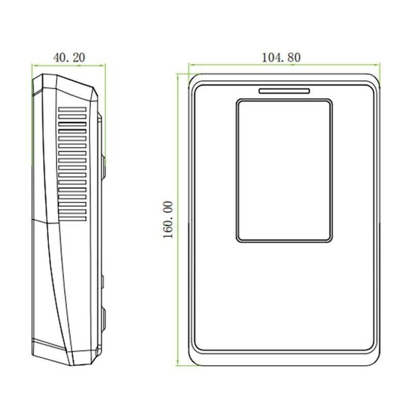 ZKTeco SC700 TCP RFID Card Sensor IP Time Clock Access Control Attendance System