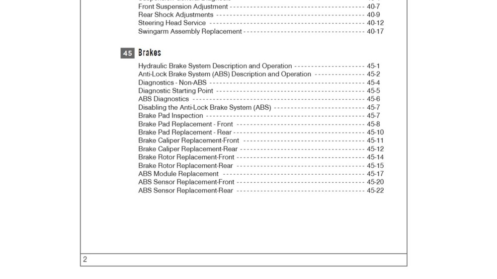 2013 2023 Zero S, Zero SR, Zero DS and Zero DSR Workshop and Service Manual