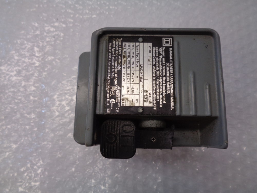 SQUARE D 2510FW1 SER.A STARTER UNMP