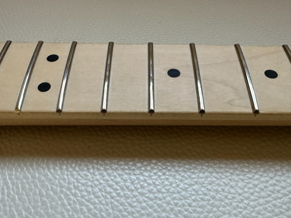 Unbranded PROJECT Maple Guitar Neck Strat head Floyd-Nut-Prep, Fast Profile READ