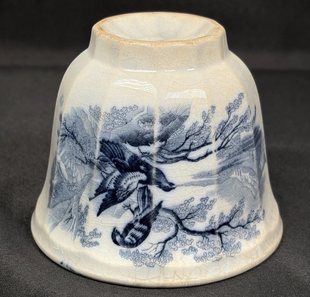 Antique Rare Podmore Walker Mulberry Eagle Transferware Handleless Cup 1800s