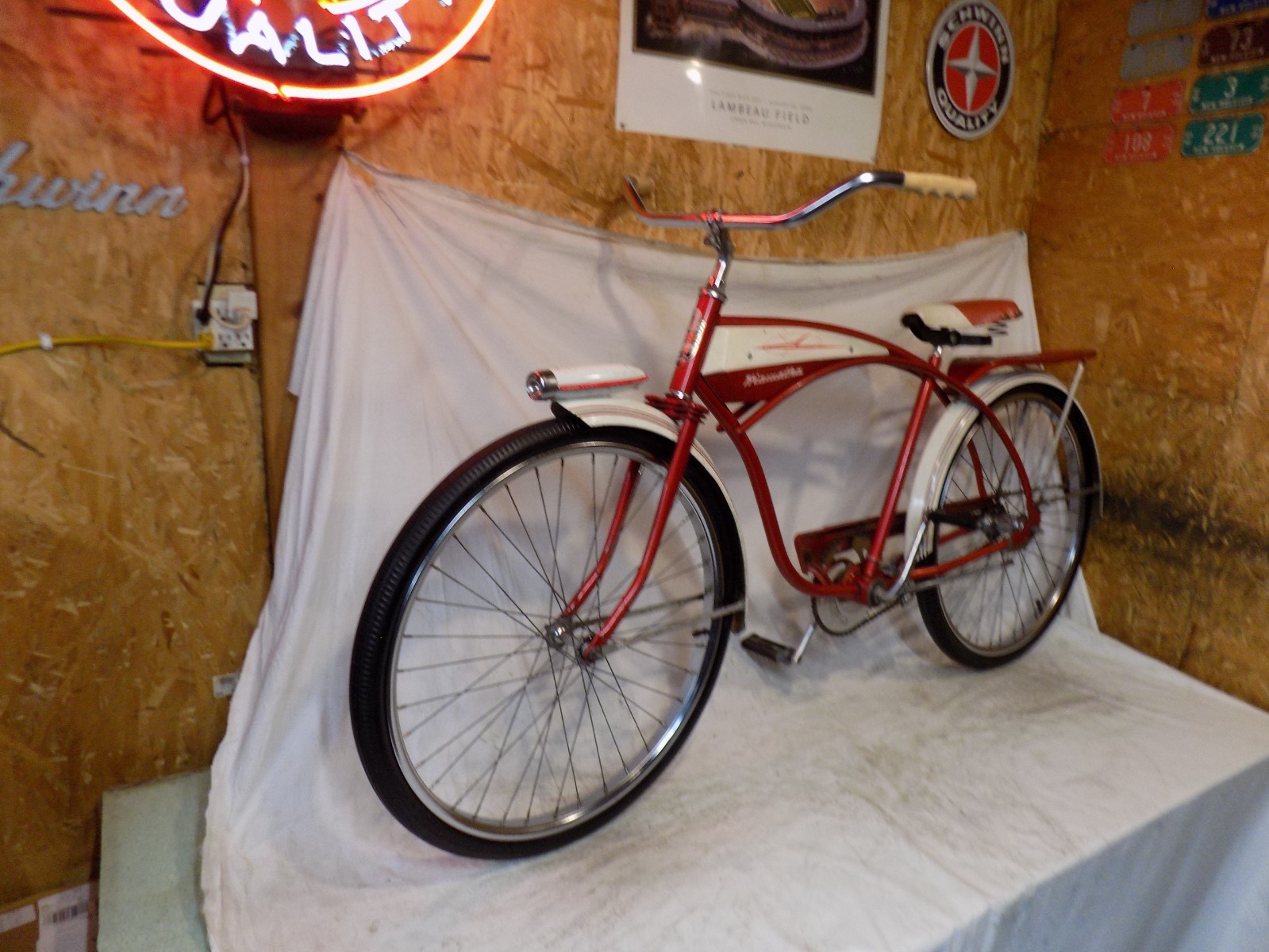 1960s HIAWATHA MENS TANK BIKE SPACELINER SEARS FLITELINER JC HIGGINS MURRAY JET!