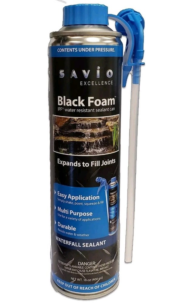 Savio Black Foam 16oz (with Straw Applicator)