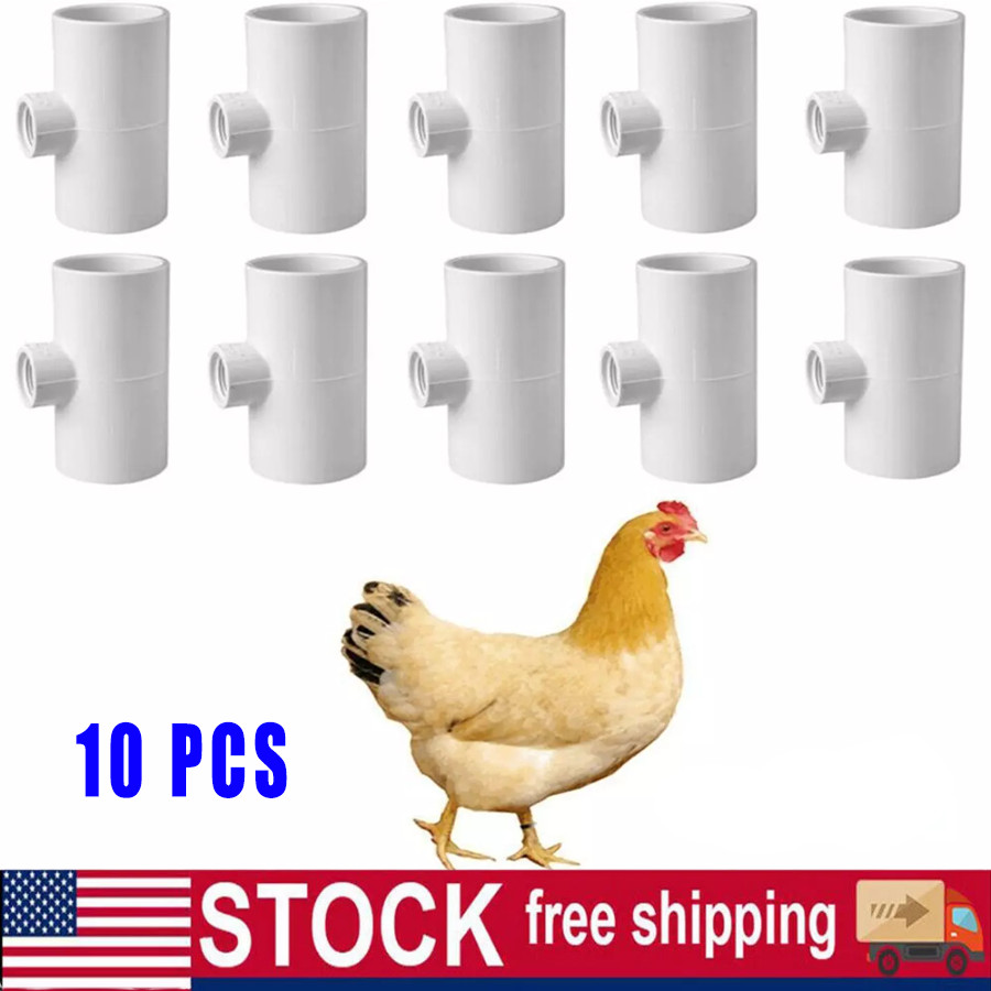three-way Connector For Chicken Waterer Fully Automatic （10pcs）