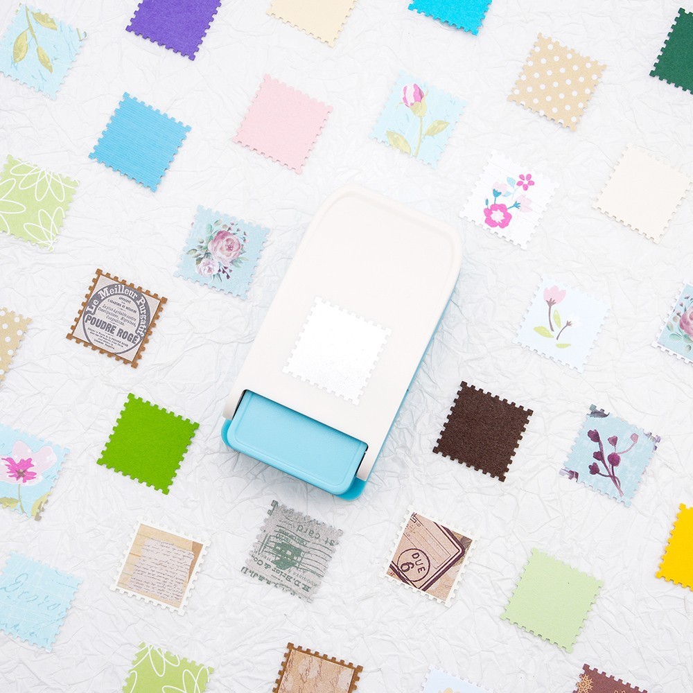 2.5x2CM Rectangular Postage Stamp Punch for Paper Crafting Scrapbooking