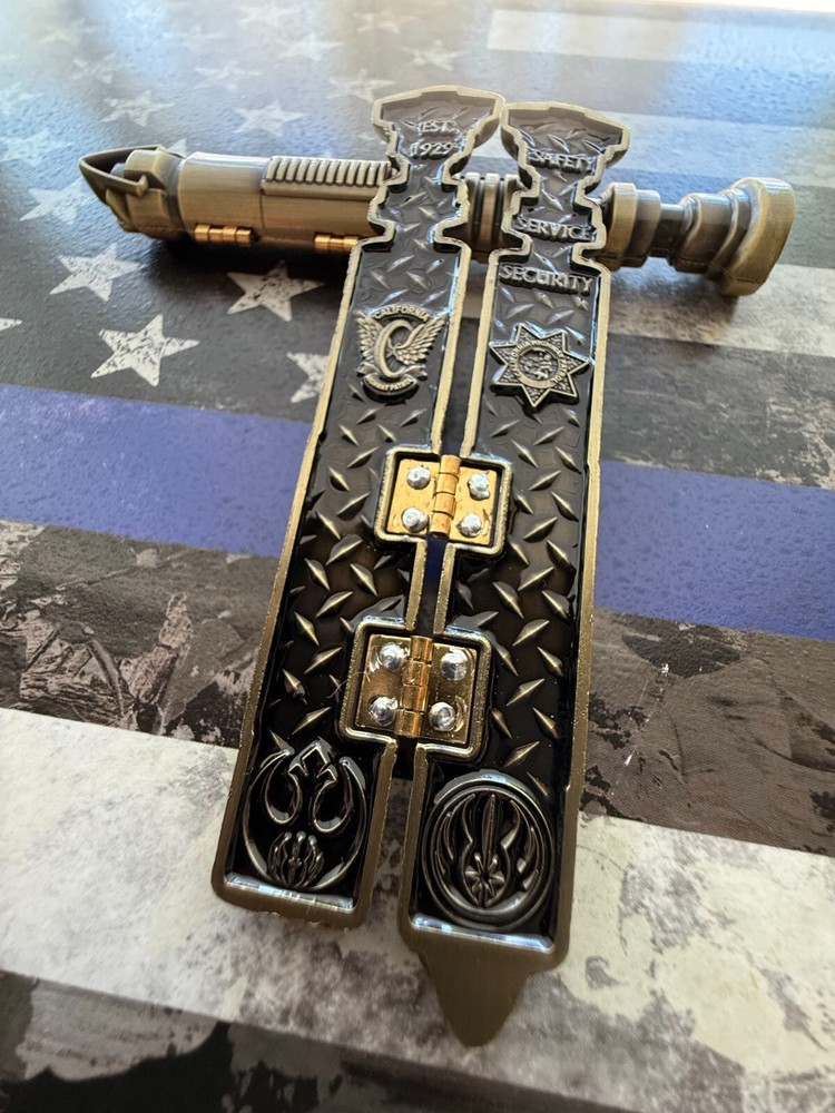 CHP Light Saber Challenge Coin