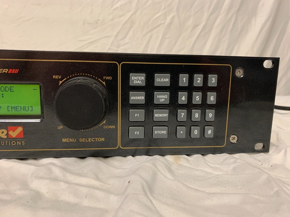 TieLine Codec Solutions TLR200 Commander Rack POTS ISDN Digital Audio Codec Work