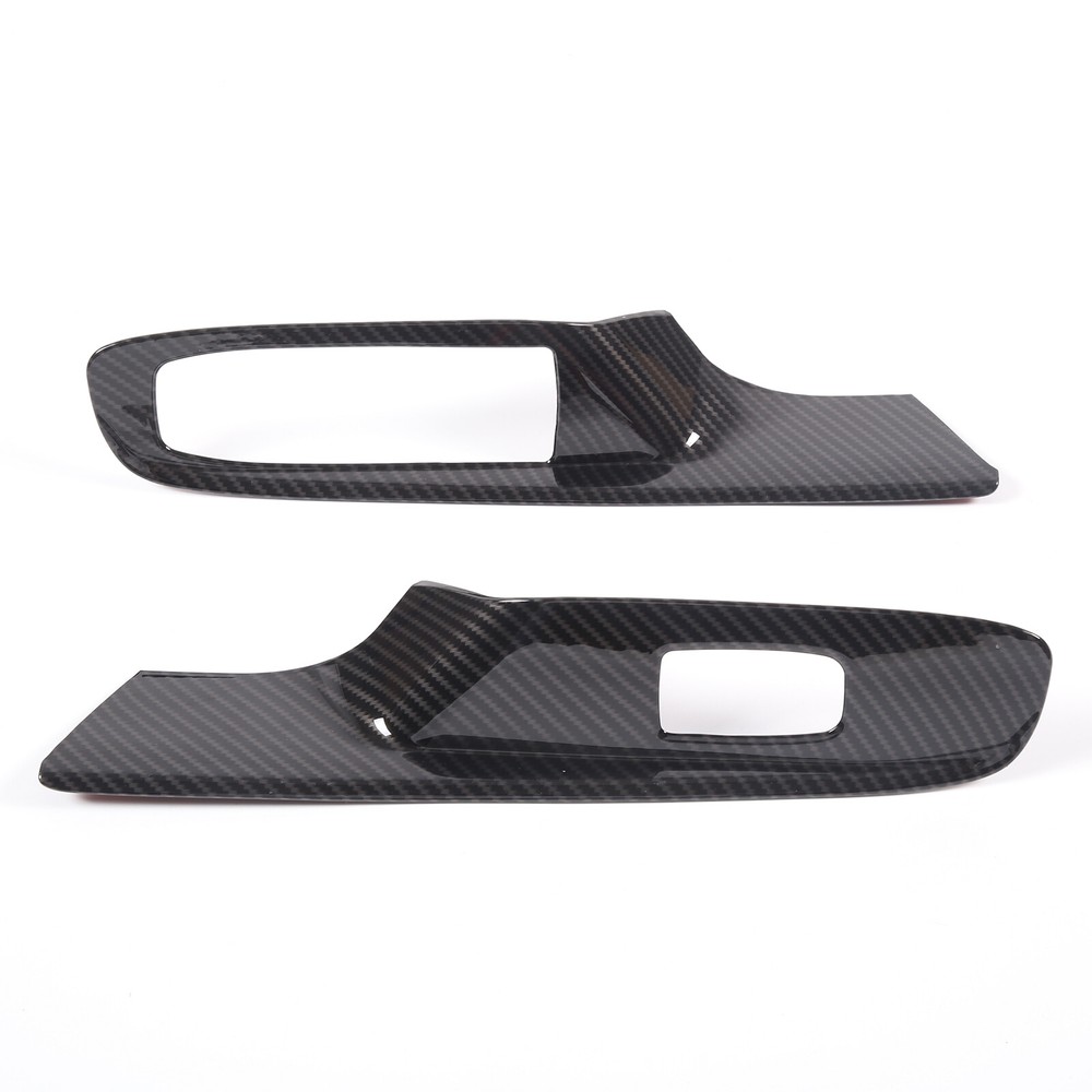 ABS Carbon Fiber window lift panel switch cover Trim For Corvette C8 Convertible