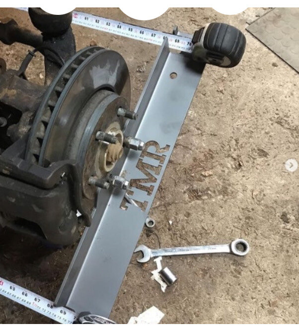 TMR Customs DIY Toe Alignment Plates (Pair). Raw Steel Material