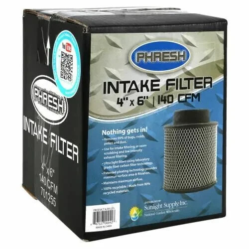 Phresh Intake Filter / 4x6" 140CFM