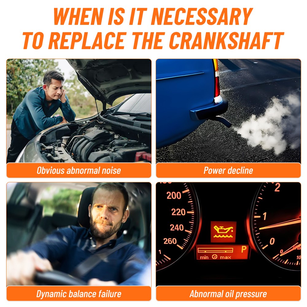 Crankshaft & Main +Rod Bearing for 2004-2018 Subaru Impreza EJ255 EJ257 WRX 2.5L