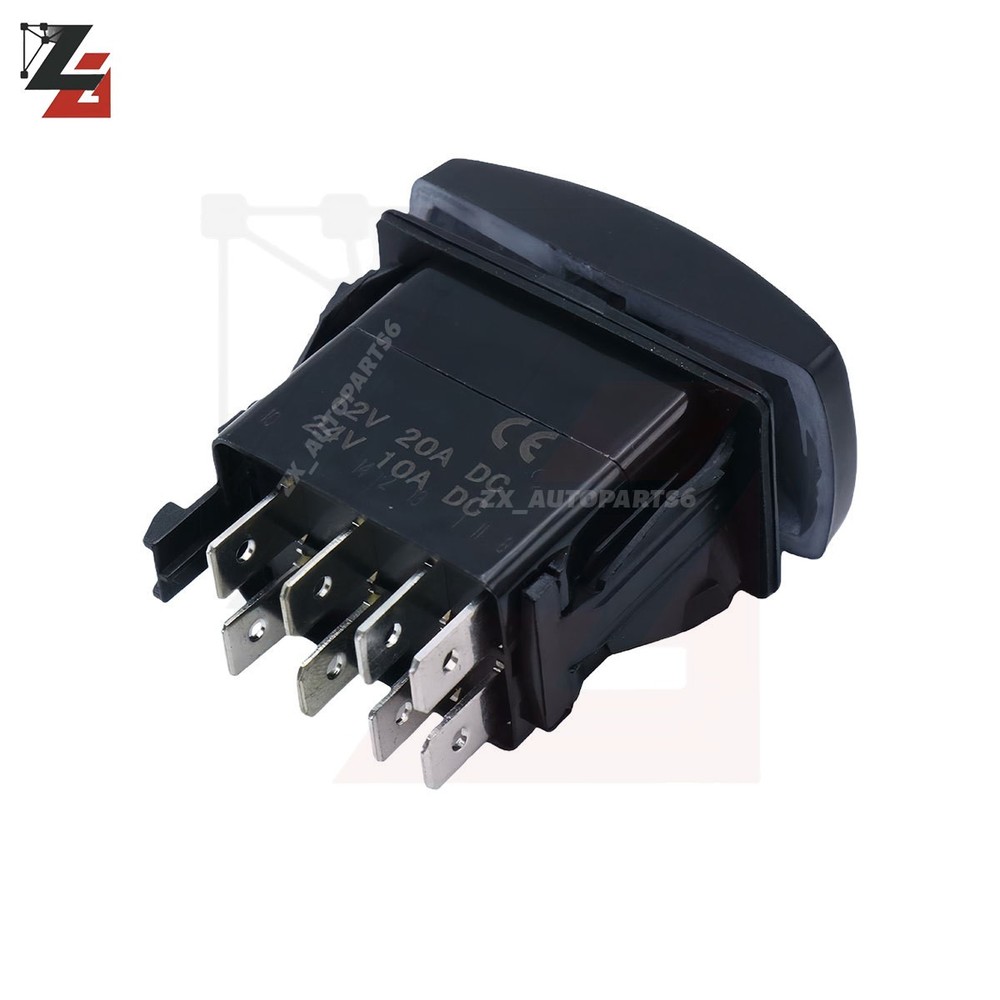 Fits John Deere AT309435 Work Light Rocker Switch