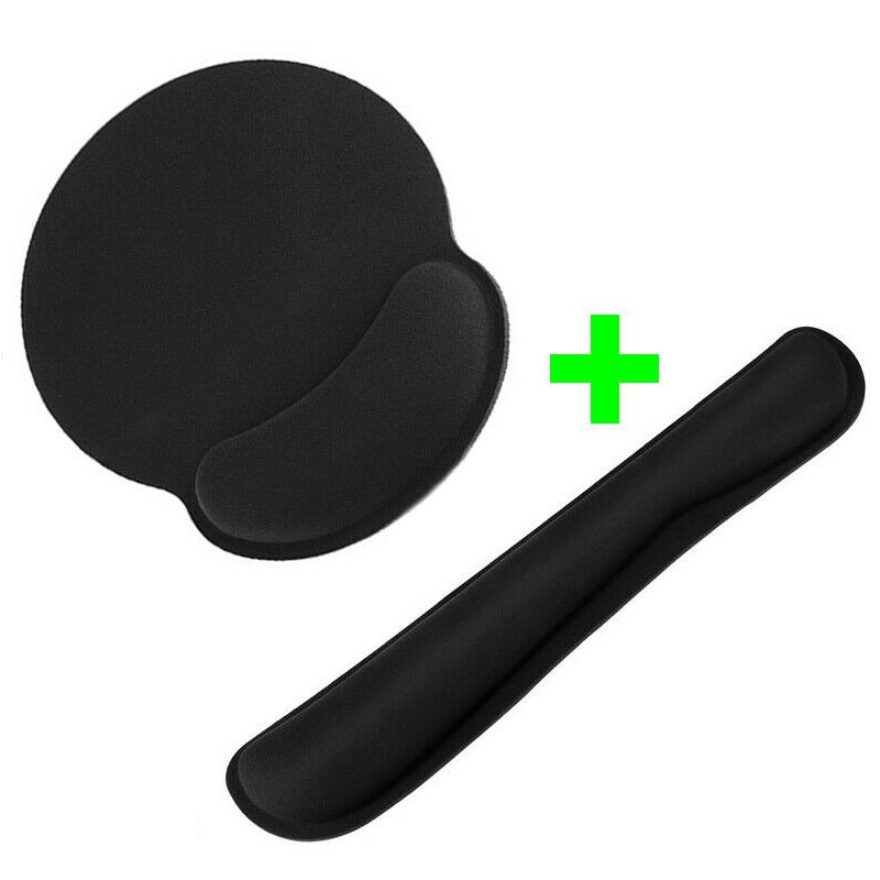 Coating Keyboard Pad Mouse Pad With Non-Slip Base Support Cushion Memory Foam