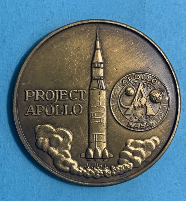 Vintage NASA Apollo 11 Project Apollo Coin Eagle Shuttle