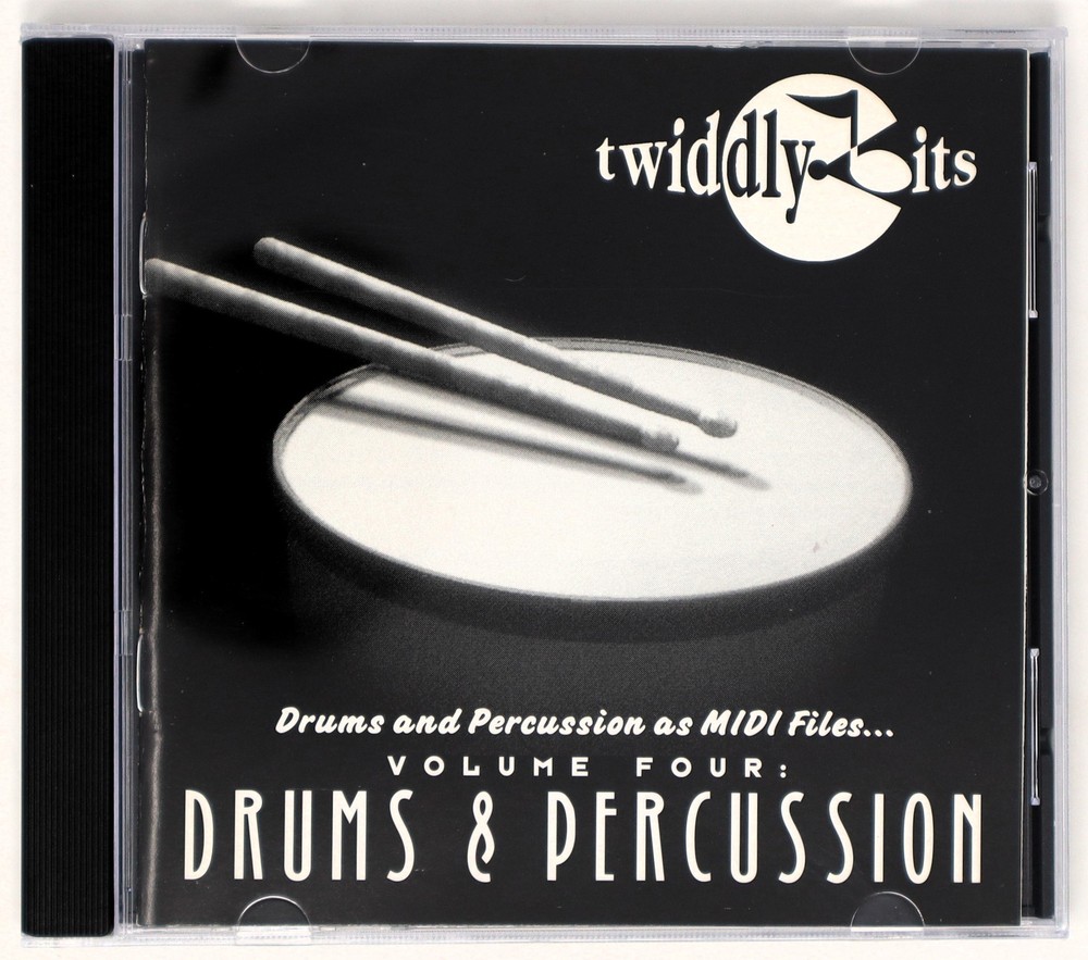 Keyfax Software Volume 4 Drums & Percussion 3.5 Floppy Disc Sample/Sound Library