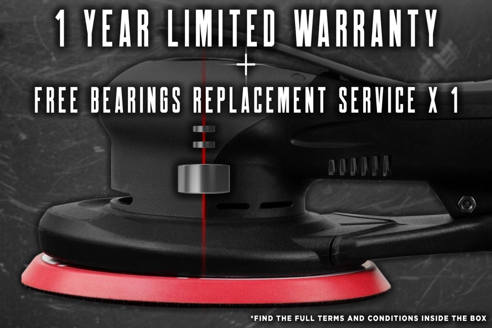 AirVANTAGE 6" Gen2 PLUS Electric ROS Kit - 3/16" Orbit: Hook & Loop